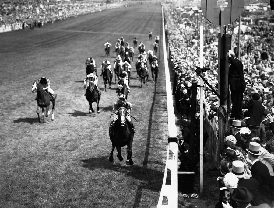 Richards Wins Derby Photograph by Fred Morley
