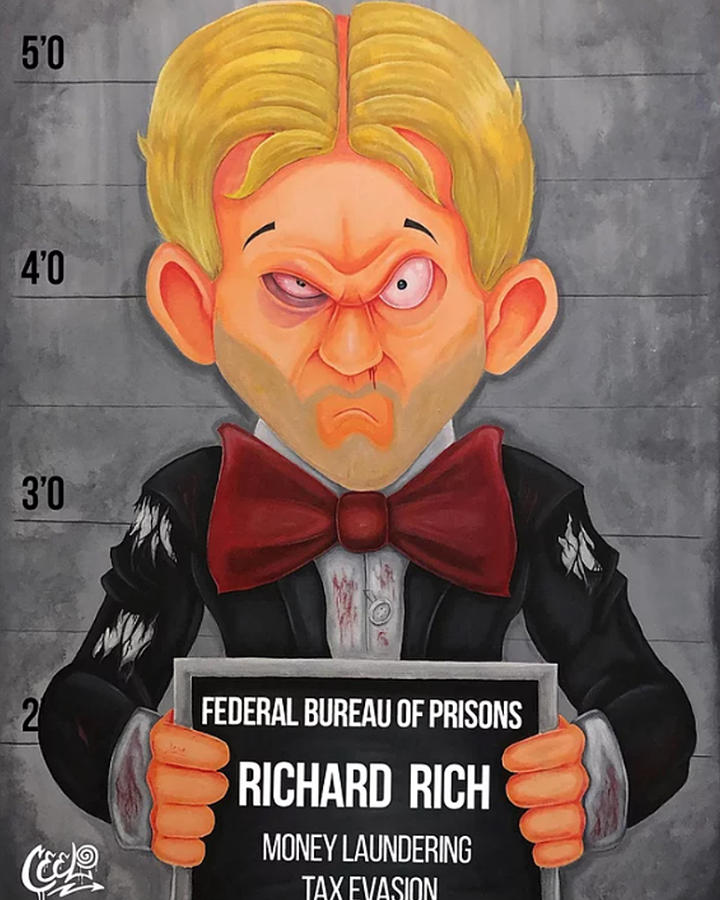 Richie Rich Painting By Ceelo Painting By Ceelo Pixels