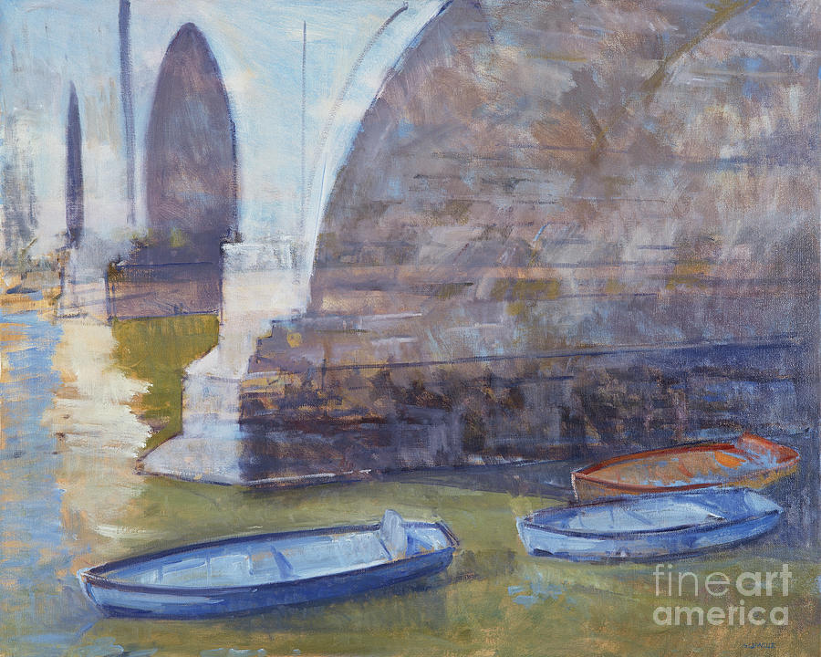 Richmond Bridge Painting by Christopher Glanville