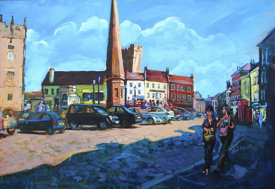 Richmond Market Place Painting by Neil McBride