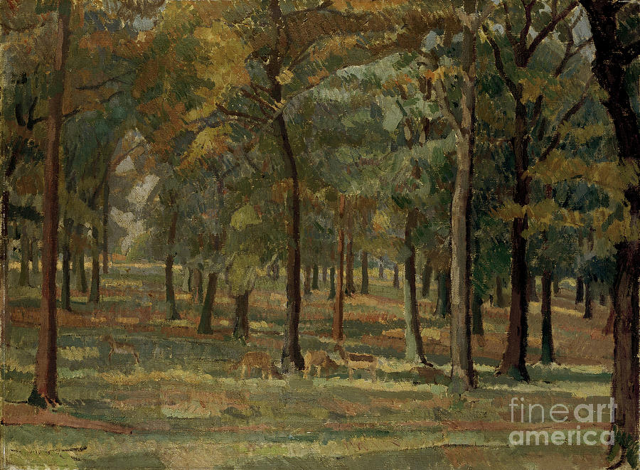 Richmond Park, 1914 Painting by Spencer Frederick Gore