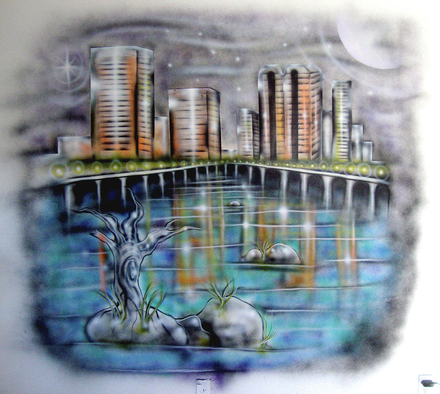 Richmond Va Painting by Leigh Odom