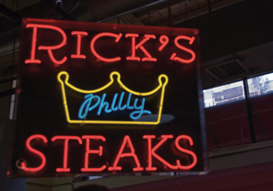 Landscape Mixed Media - Ricks Philly Steaks by Erin Clark