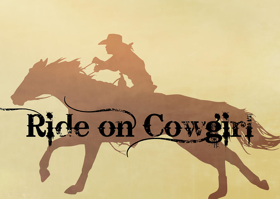 Ride On Cowgirl Photograph by Dressage Design