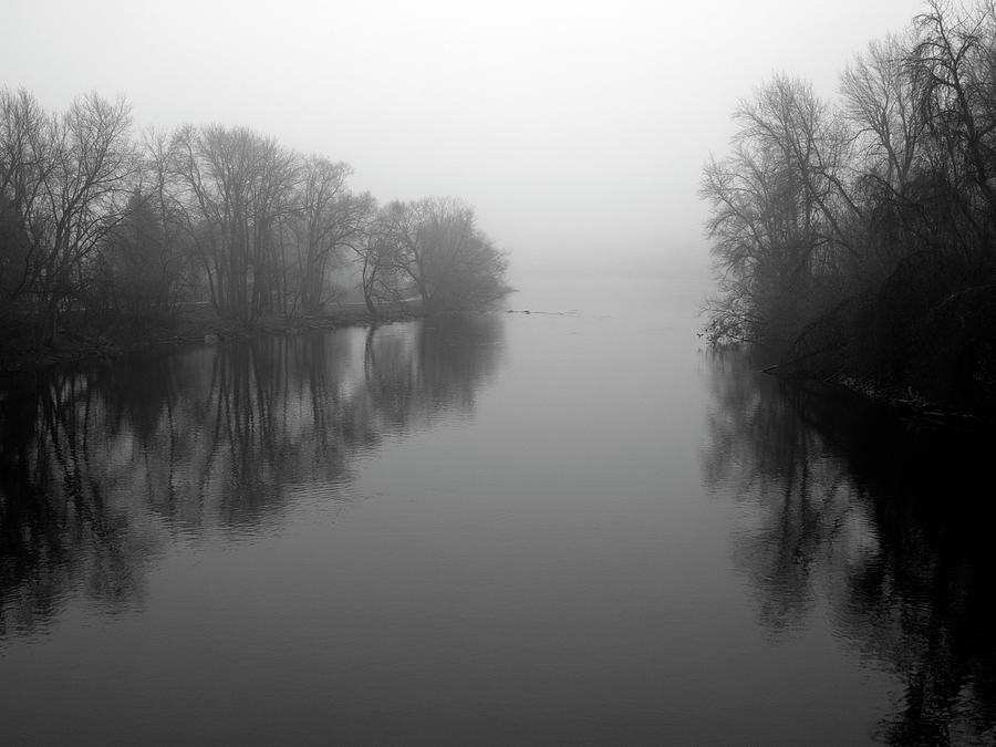 Rideau River In Fog Photograph by Clive Branson | Fine Art America