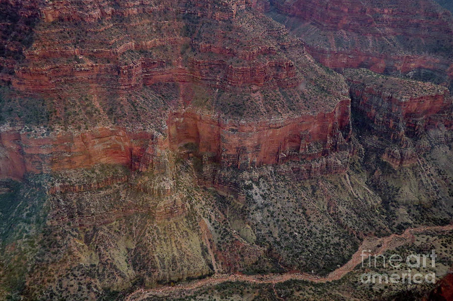 Grand Canyon National Park Photograph - Ridge Lines by Mary Mikawoz