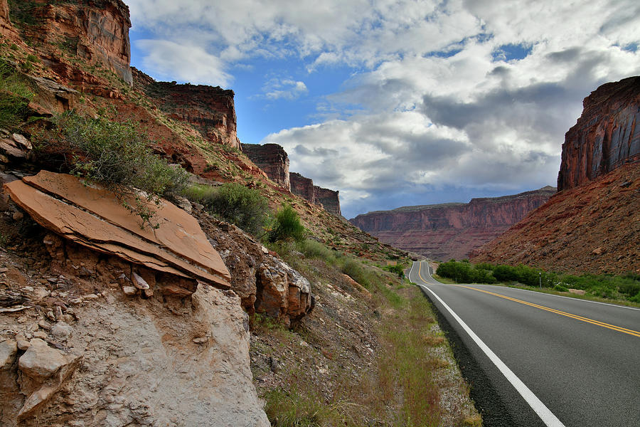 Riding along the Colorado River in Utah Photograph by Ray Mathis