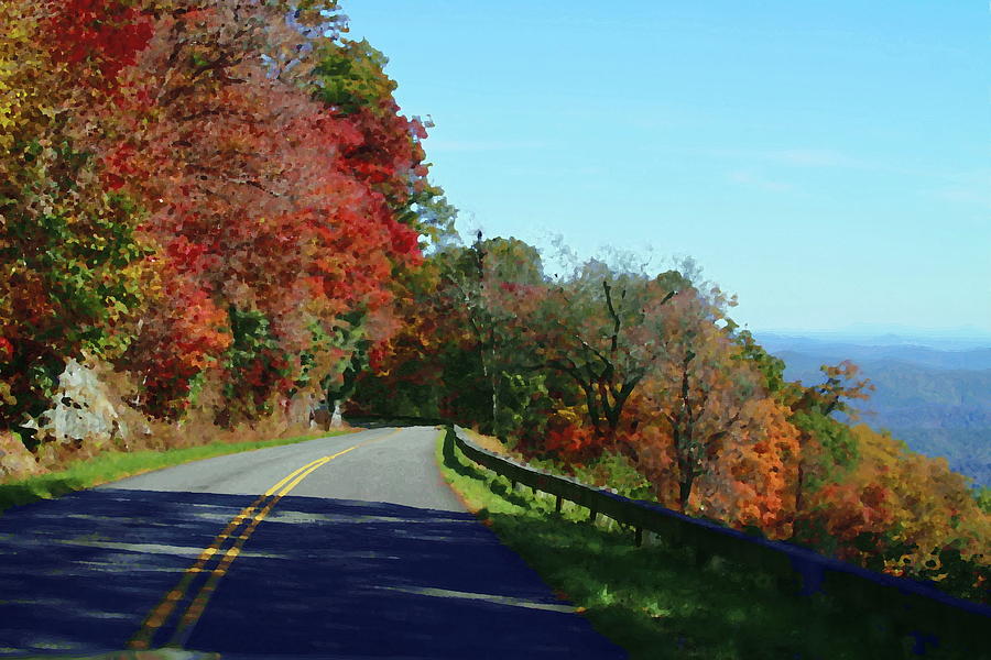 Riding The Parkway 2018k Photograph by Cathy Lindsey - Fine Art America