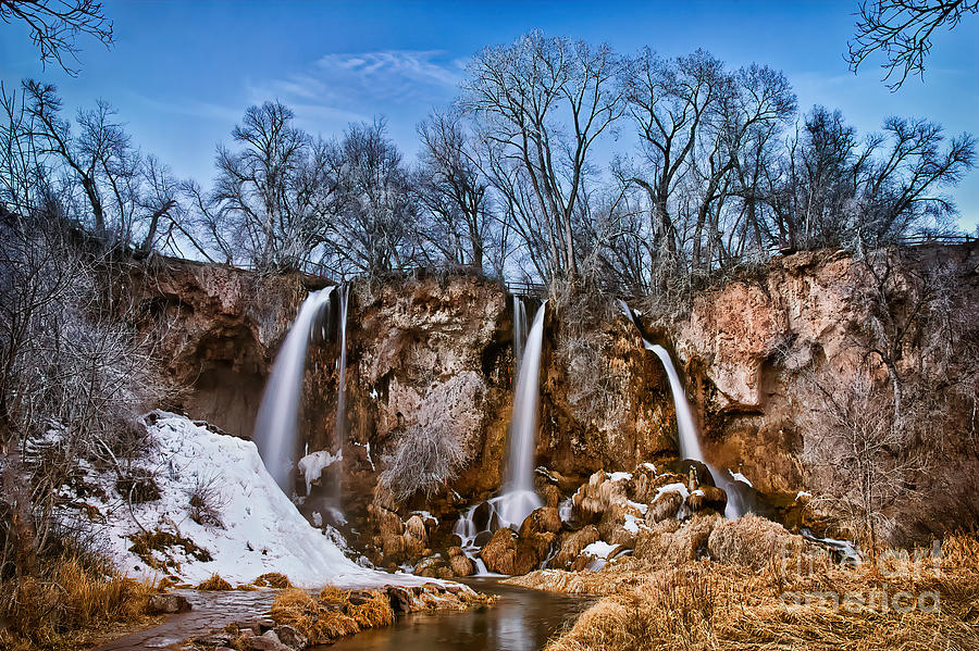 Rifle Falls In Winter Photograph