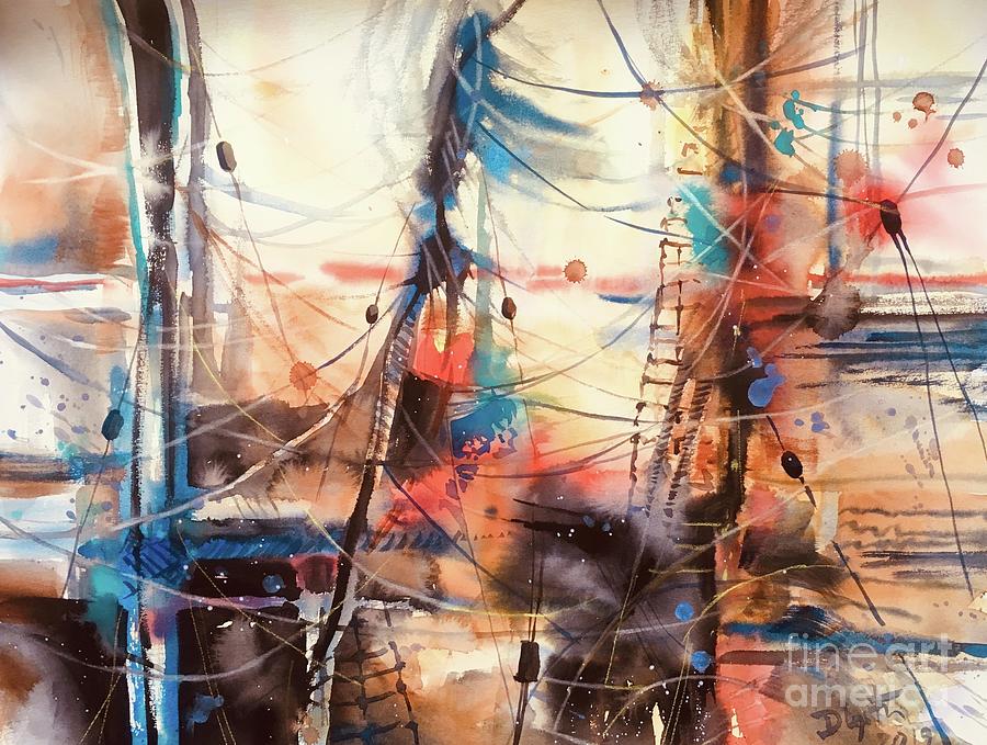 Abstract Painting - Rigged by Dieter Wystemp