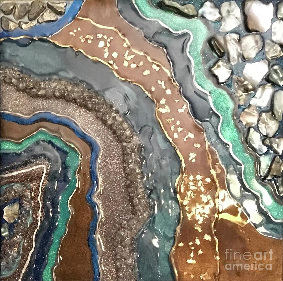 Metallica Geode - Right Side by Jana Ford Metallica Geode - Right Side by Jana Ford