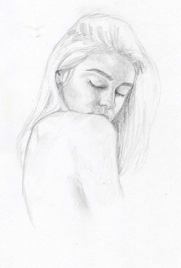 Right shoulder Drawing by Raffaello Saverio Padelletti