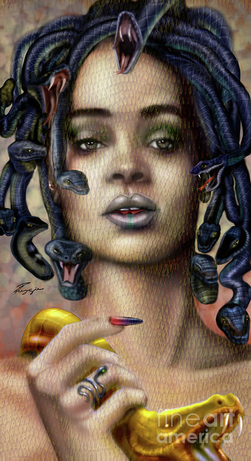 Rihanna is Medusa Series 1 by Reggie Duffie Rihanna is Medusa Series 1 by Reggie Duffie