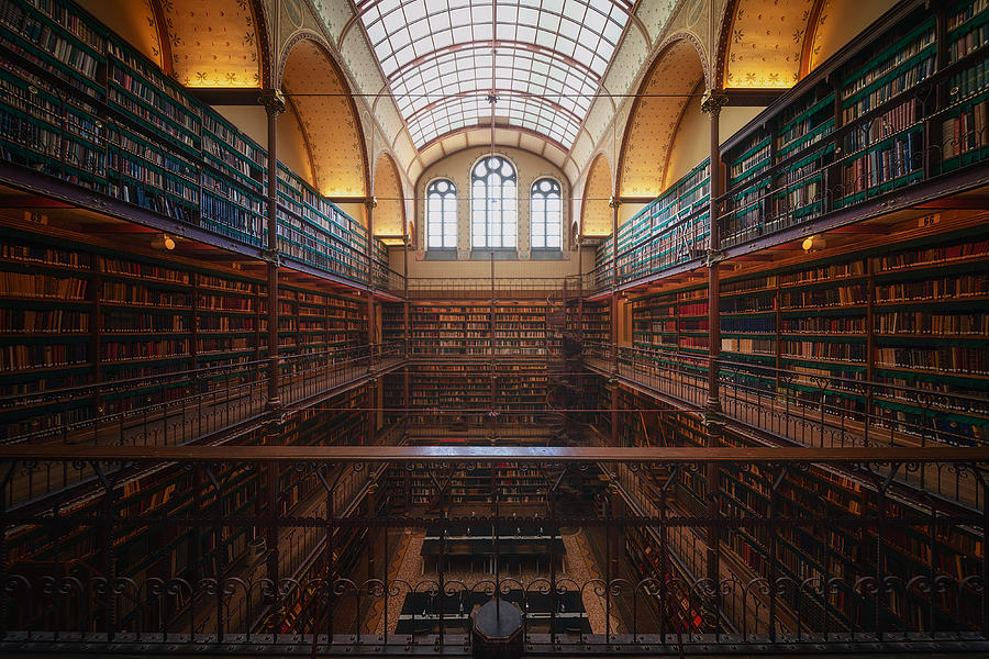 Rijksmuseum Library I Photograph by Bartolome Lopez