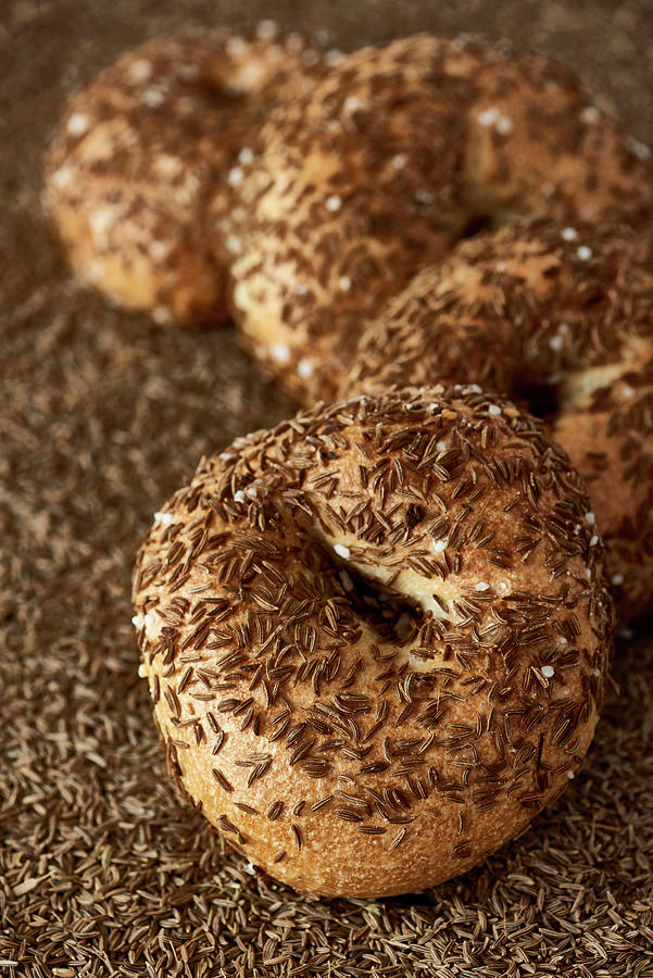 Ring Buns With Caraway Seeds Photograph by Sylvia Meyborg