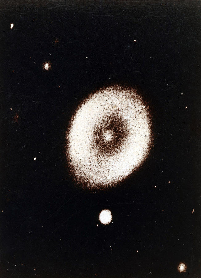 Ring Nebula, 1885 Photograph by Science Source
