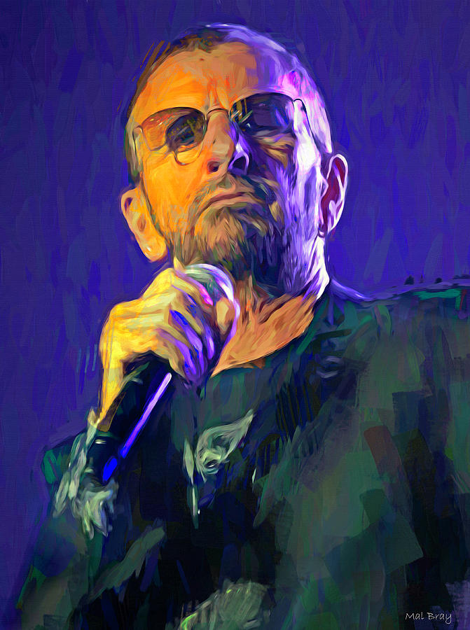 Ringo Starr Mixed Media by Mal Bray