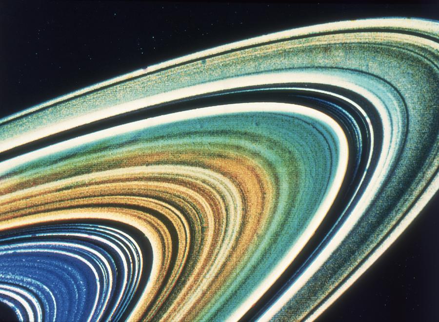 Rings Of Saturn Photograph by Space Frontiers