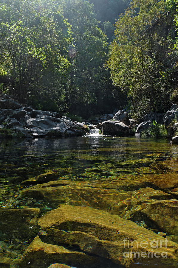 Rio da Gralheira and rocks 2 by Angelo DeVal Rio da Gralheira and rocks 2 by Angelo DeVal