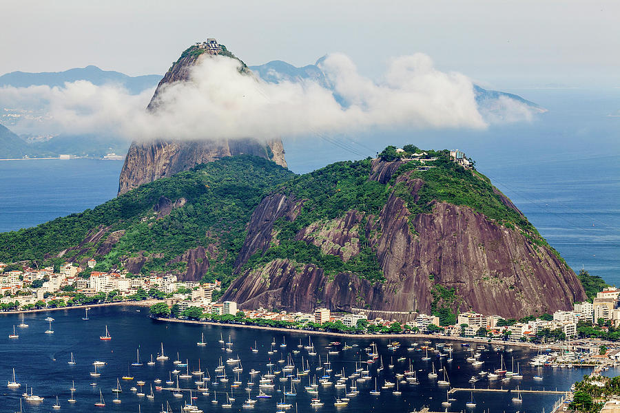 Rio De Janeiro, Sugarloaf Mountain Digital Art by Antonino Bartuccio ...