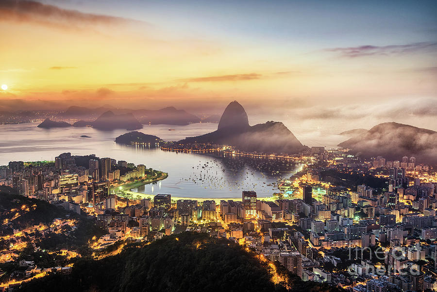 Rio De Janeiro Sunrise Photograph by Stanley Chen Xi, Landscape And Architecture Photographer