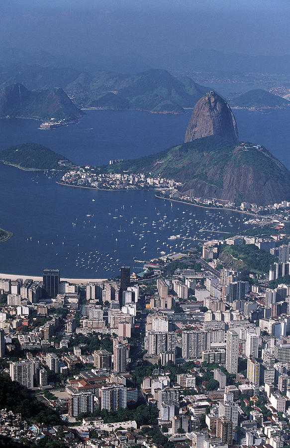 Rio De Janeiro, View From Corcovado Photograph by John Seaton Callahan