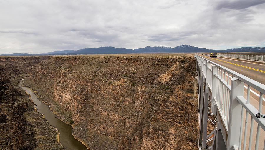 Rio  Grande Gorge and US 64 Photograph by Tom Cochran