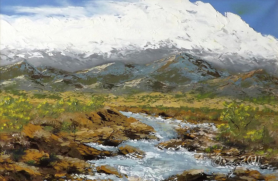 Rio Grande Long Ago Painting by Carl Owen