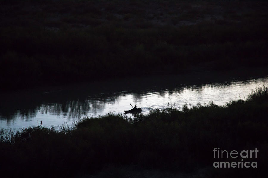 Rio Grande River At Dusk Photograph by Jim West/science Photo Library