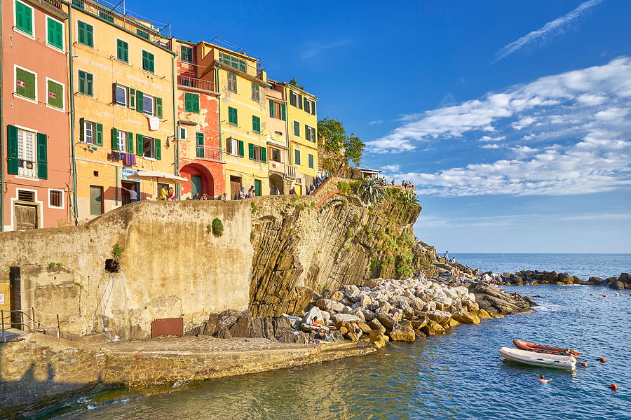 Landscape Photograph - Riomaggiore, Cinque Terre, Liguria by Jan Wlodarczyk