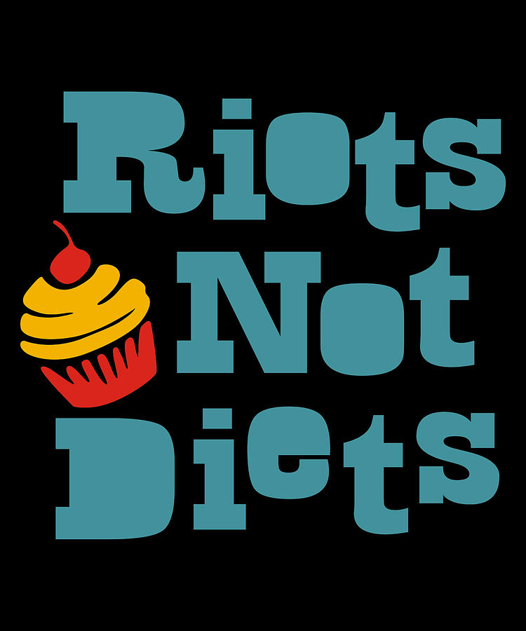 Feminist Digital Art - Riots Not Diets by Lin Watchorn