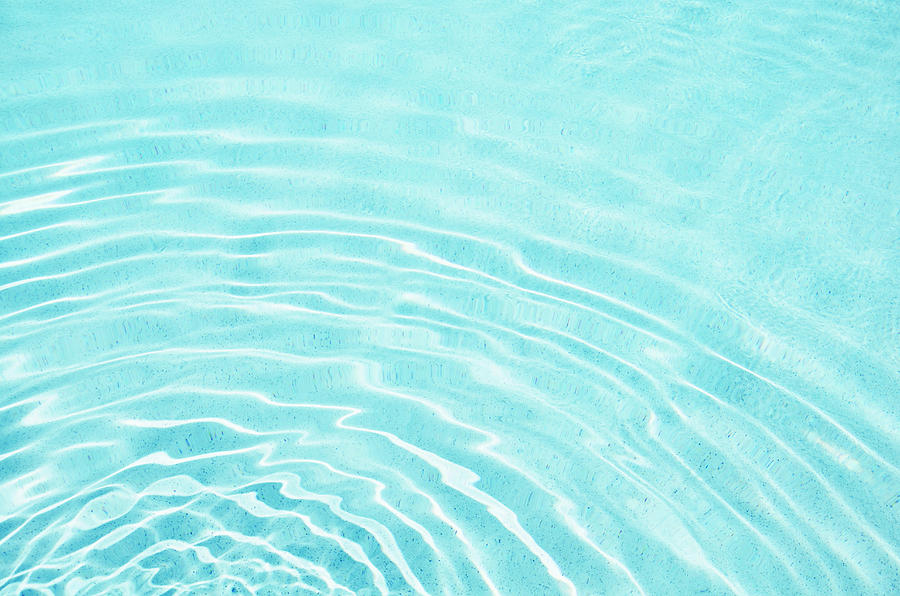 Ripples On A Swimming Pool Surface Photograph by Nine Ok