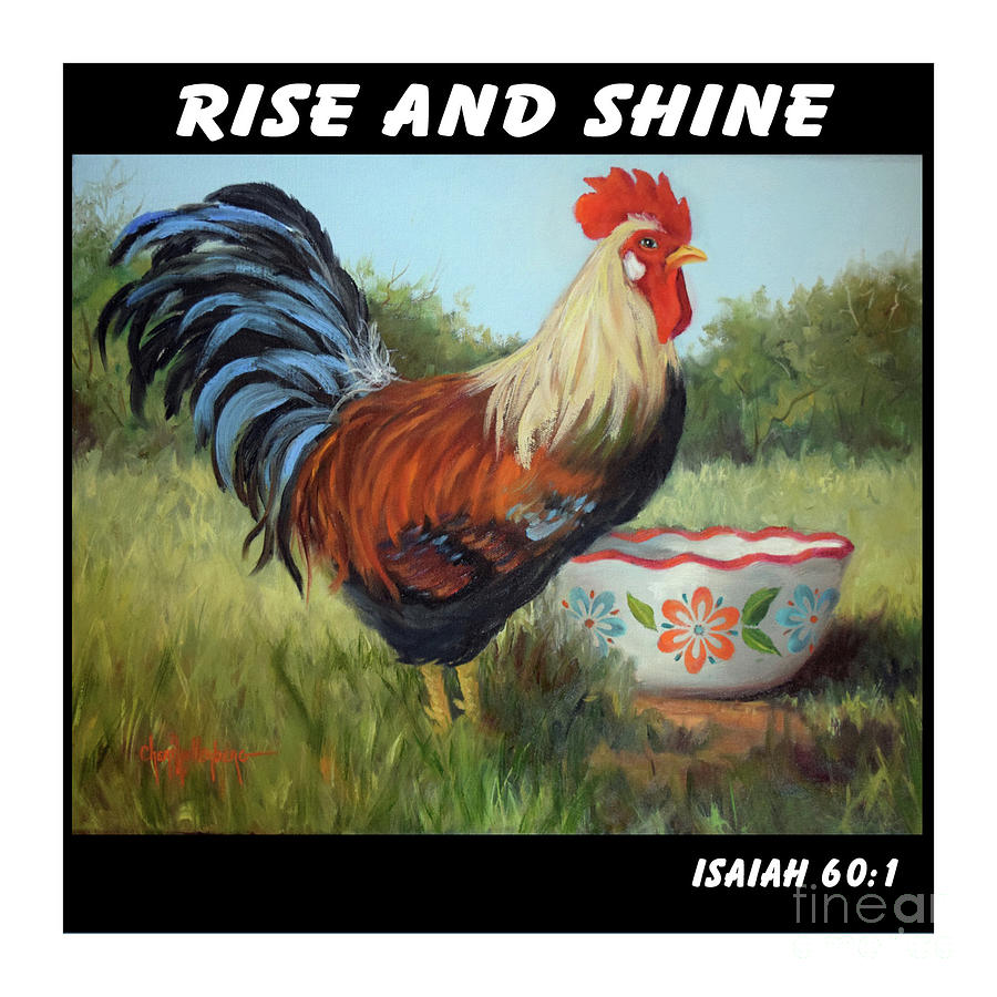 Rise And Shine Design Painting by Cheri Wollenberg