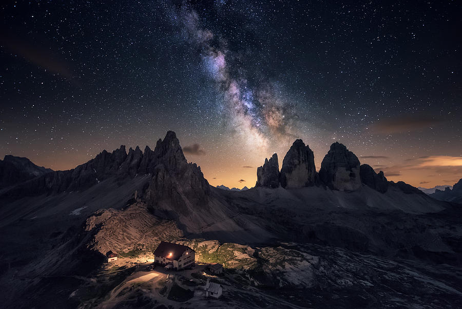 Rising Over Tre Cime Photograph by Carlos F. Turienzo