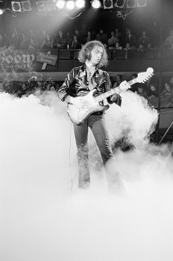 Ritchie Blackmore On Stage Photograph by Fin Costello