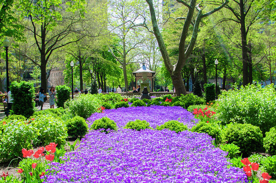 Rittenhouse Square - Spring Afternoon - Philadelphia Photograph by Bill Cannon