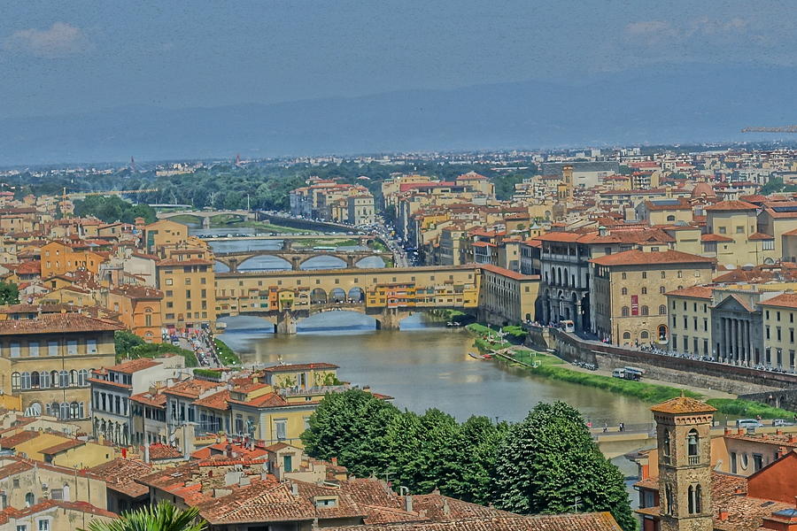 Florences Ponte Vecchio Photograph by Patricia Caron