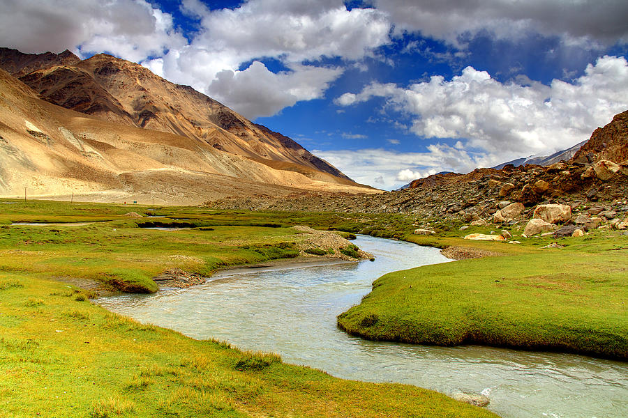 River At Ladakh Photograph by Photograph By Arunsundar