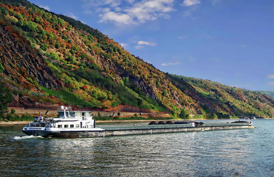 River Barge by Anthony Dezenzio River Barge by Anthony Dezenzio