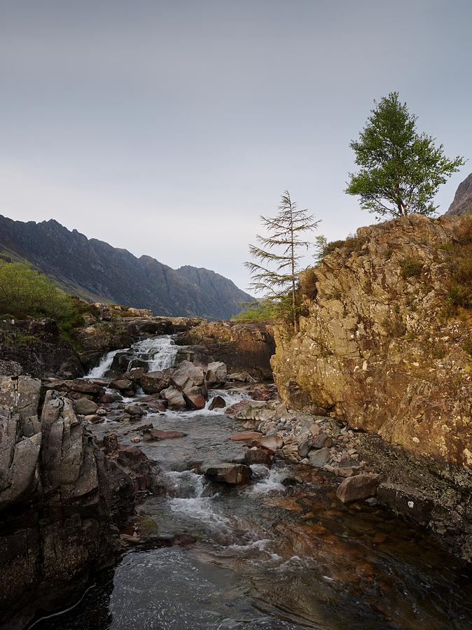 River Coe Falls Photograph by Stephen Taylor