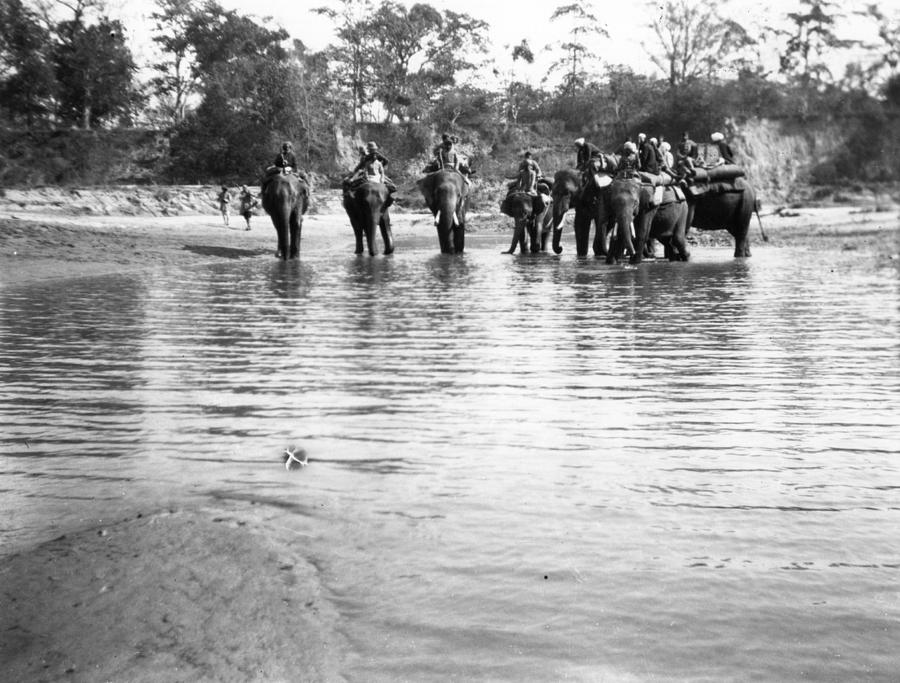 River Crossing Photograph by Hulton Archive