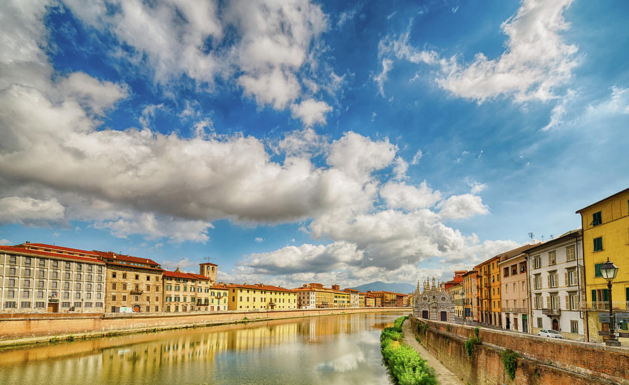 river in Pisa Photograph by Vivida Photo PC