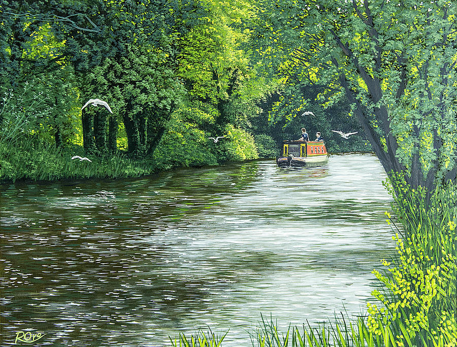 River Kennet Painting by Raymond Ore River Kennet Painting by Raymond Ore