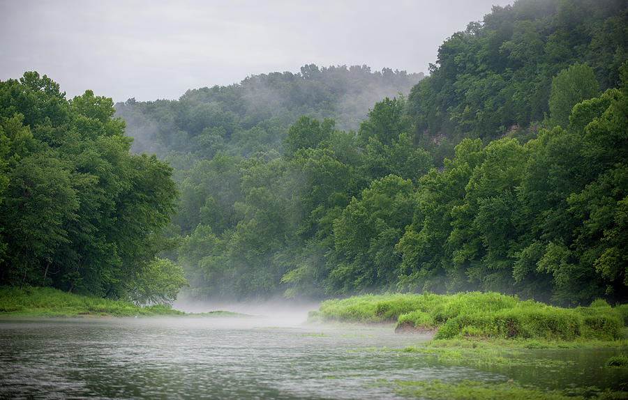 River Mist Photograph by Mark Duehmig