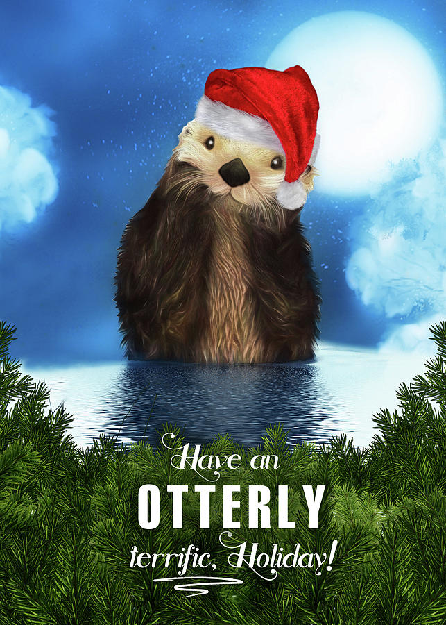 Otter Christmas Tree Ornament Have An Otterly Amazing Merry Christmas