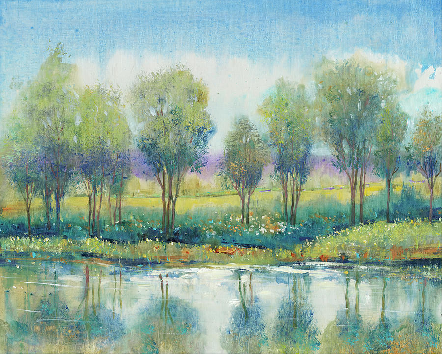 River Reflection I Painting by Tim Otoole