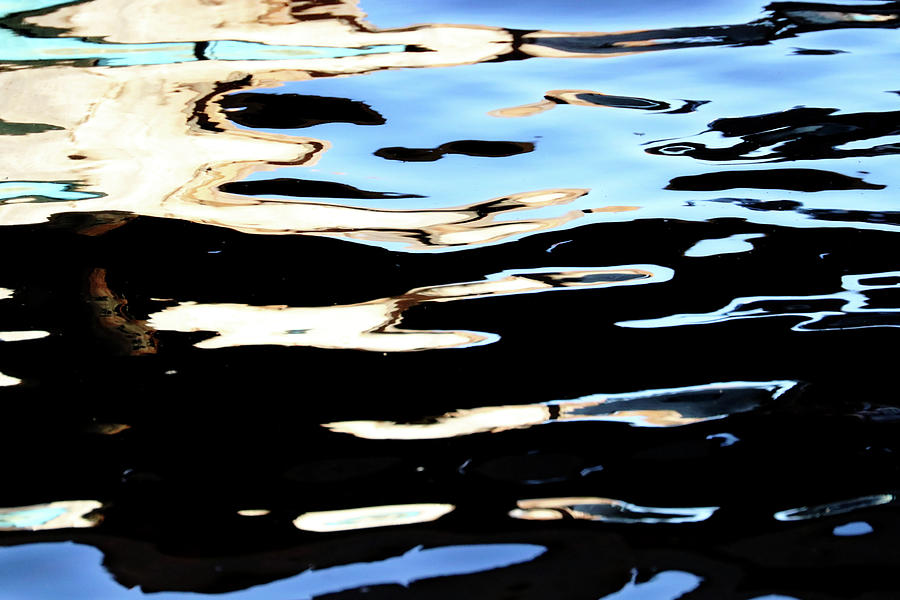 River Reflections Abstract Photograph by Debbie Oppermann