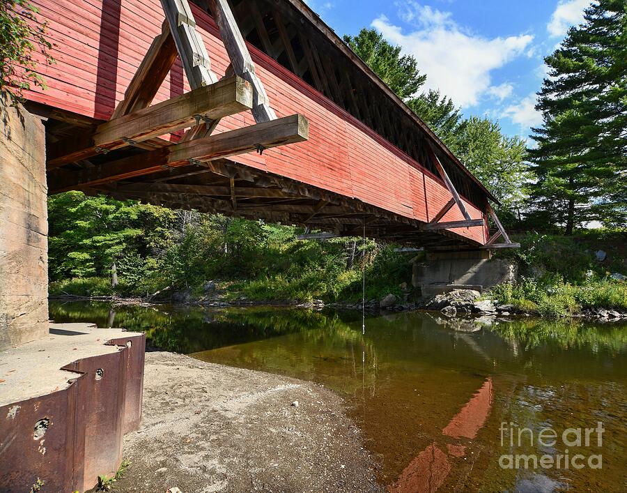 River Road Covered Bridge Photograph by Steve Brown
