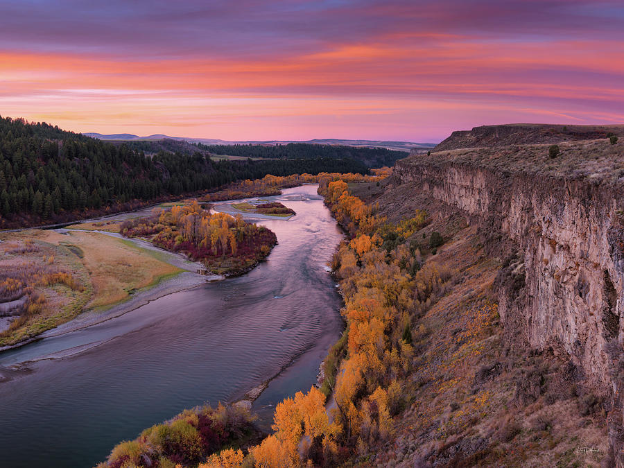River Sunrise Photograph by Leland D Howard