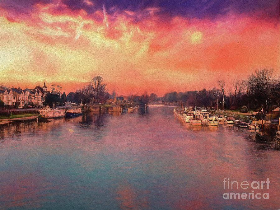 River Thames at Molesey by Leigh Kemp River Thames at Molesey by Leigh Kemp